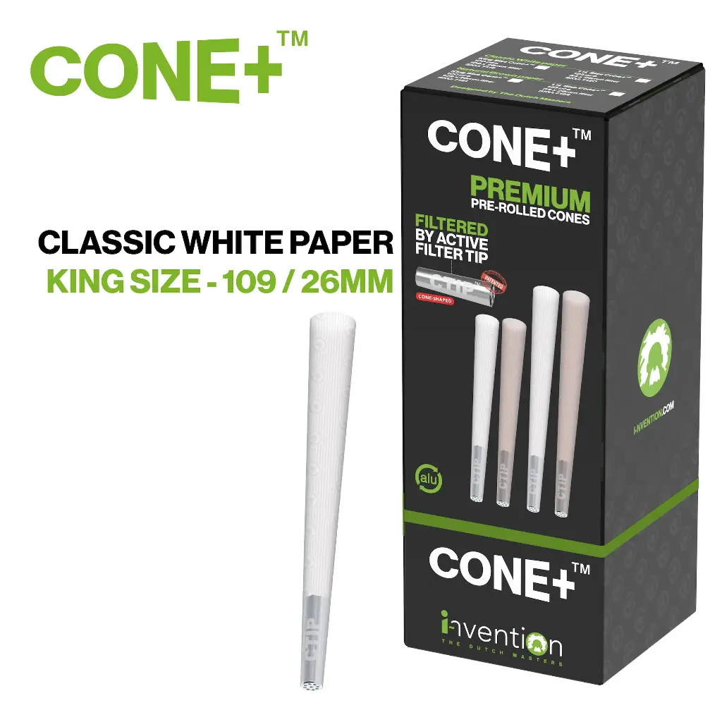 CONE+ King Size - Classic White x100