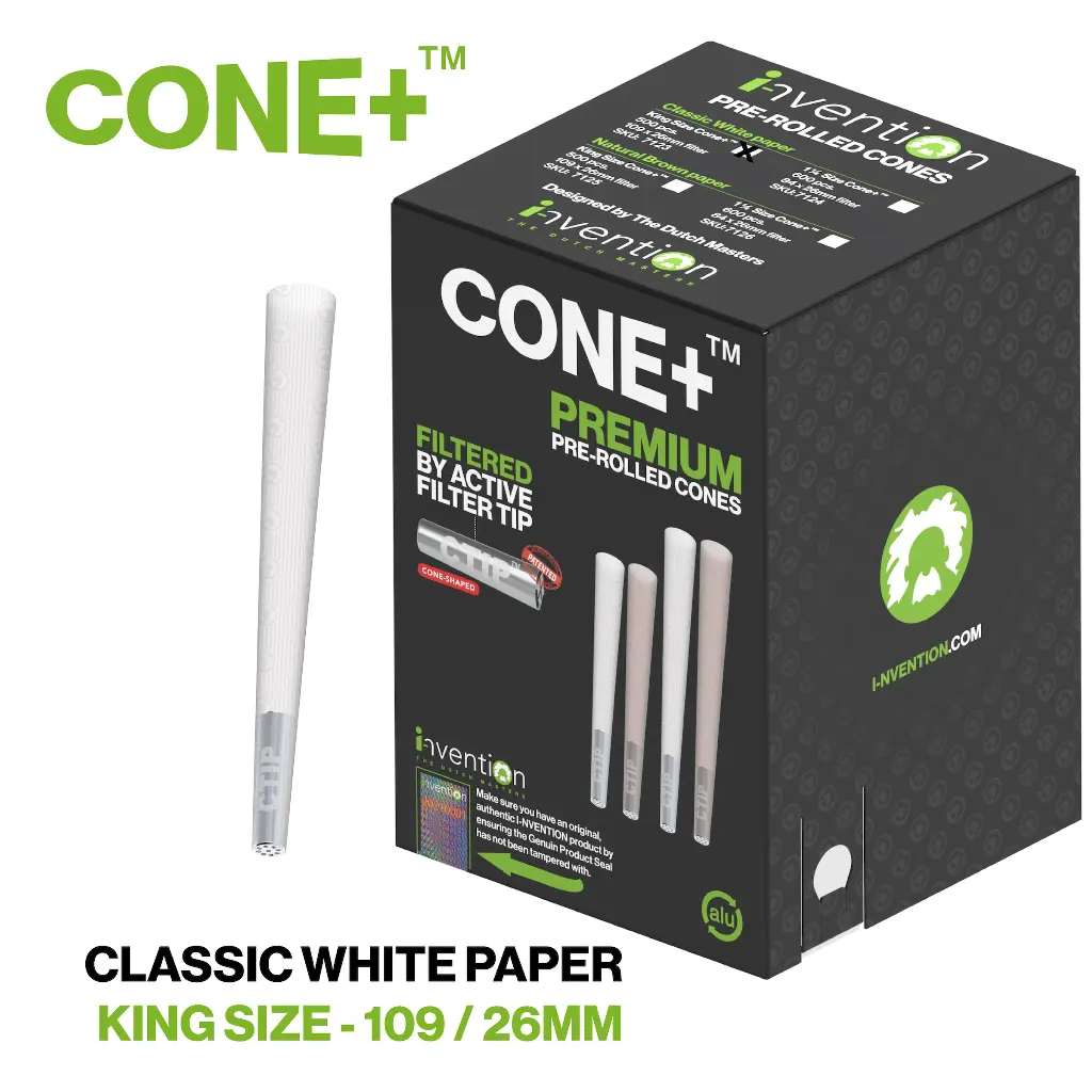CONE+ King Size - Classic White x500 