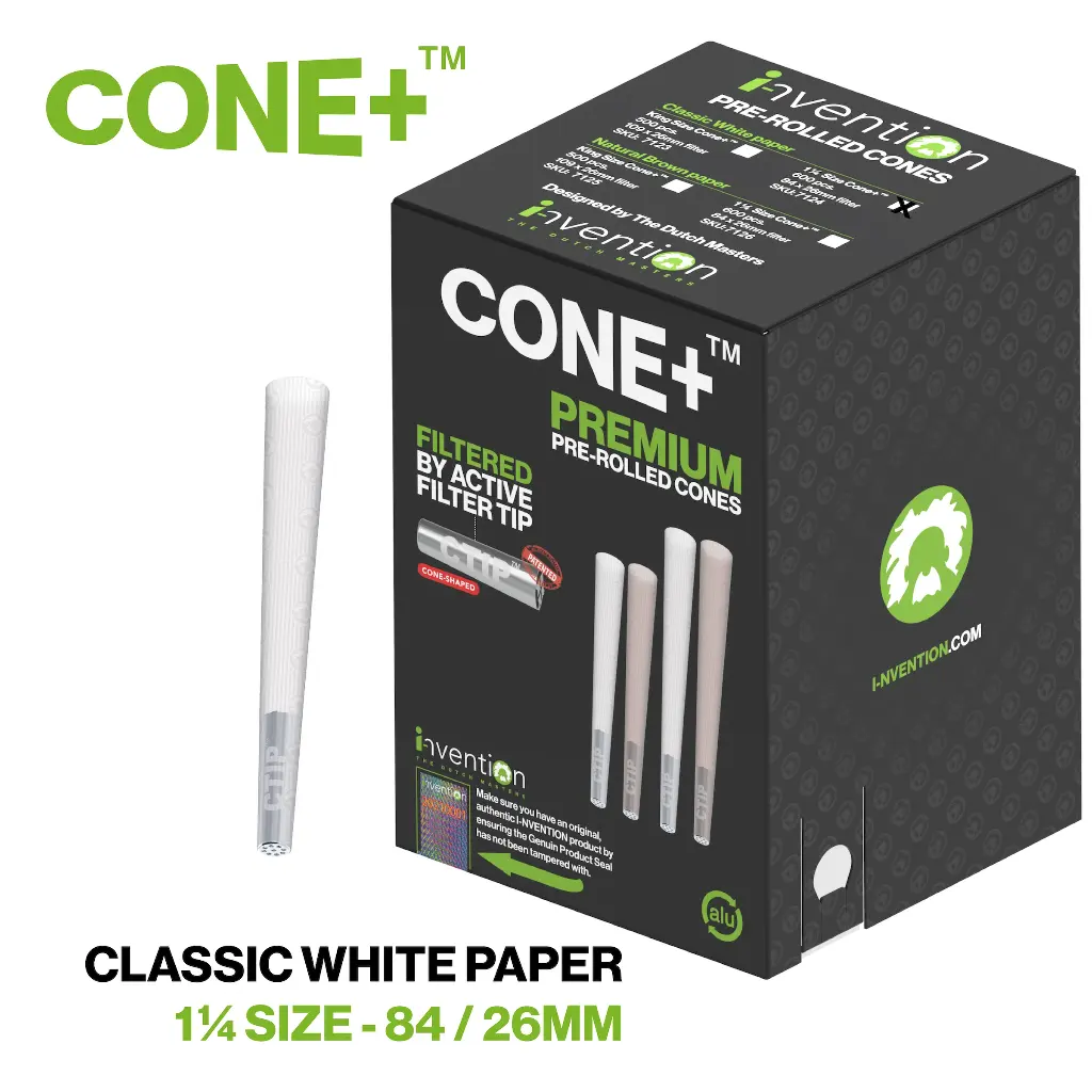 CONE+ 1 ¼ Size - Classic White x600