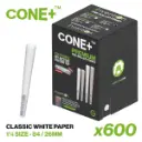 CONE+ 1 ¼ Size - Classic White x600