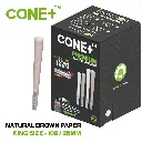 CONE+ King Size - Natural Brown x500